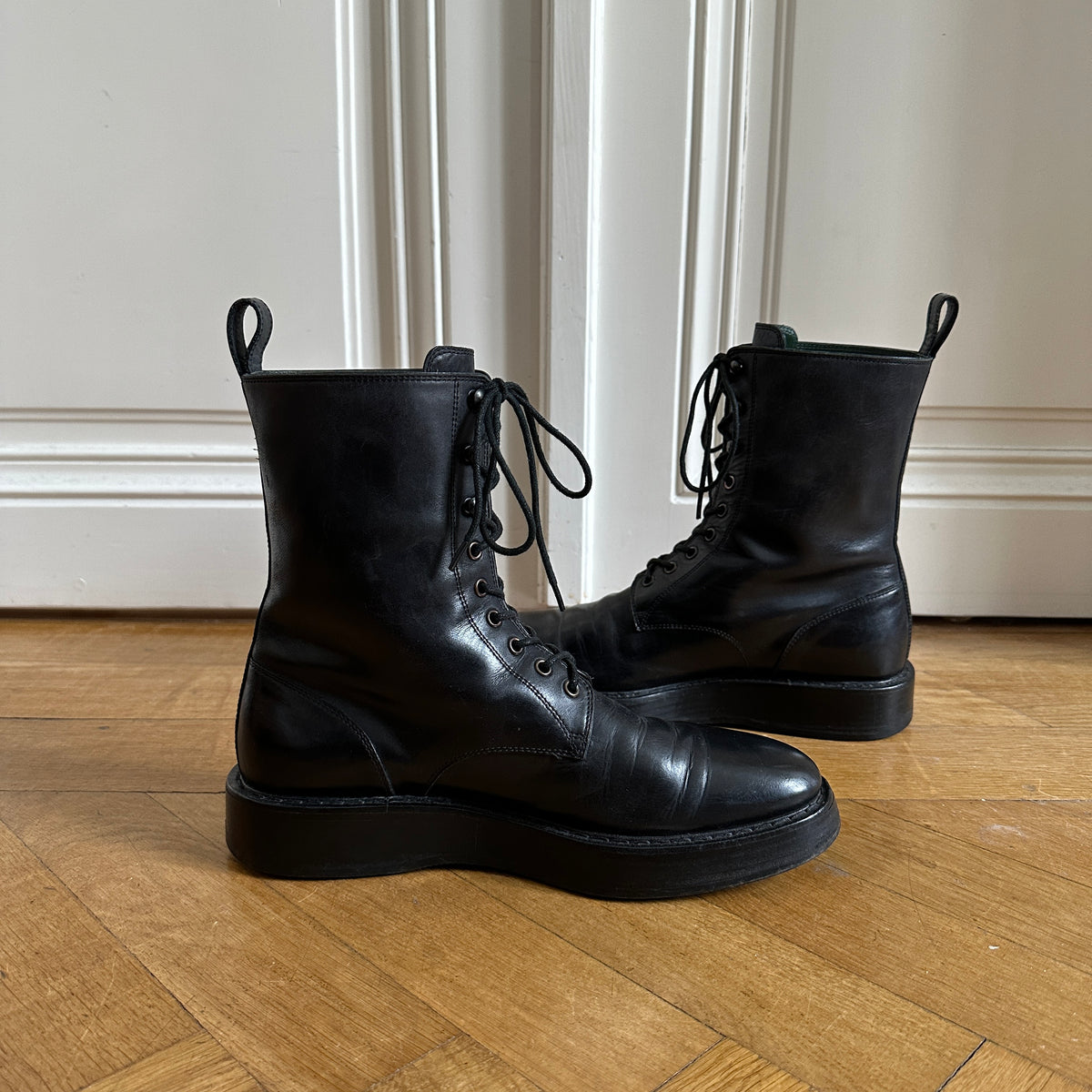 Bottega Veneta FW10 Horse Leather Combat Creeper Boots