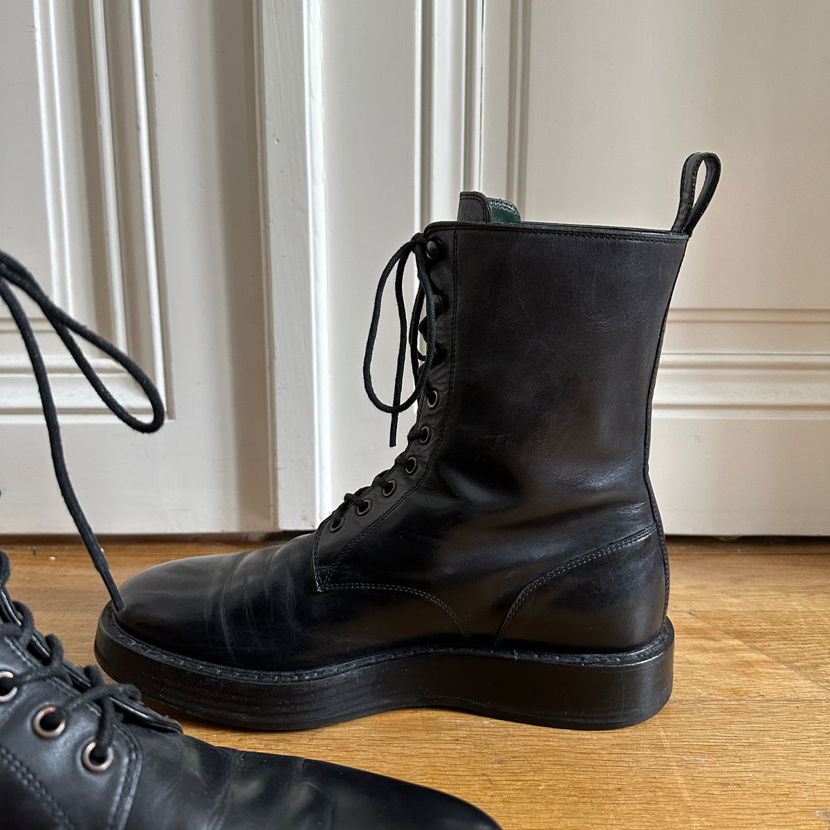 Bottega Veneta FW10 Horse Leather Combat Creeper Boots