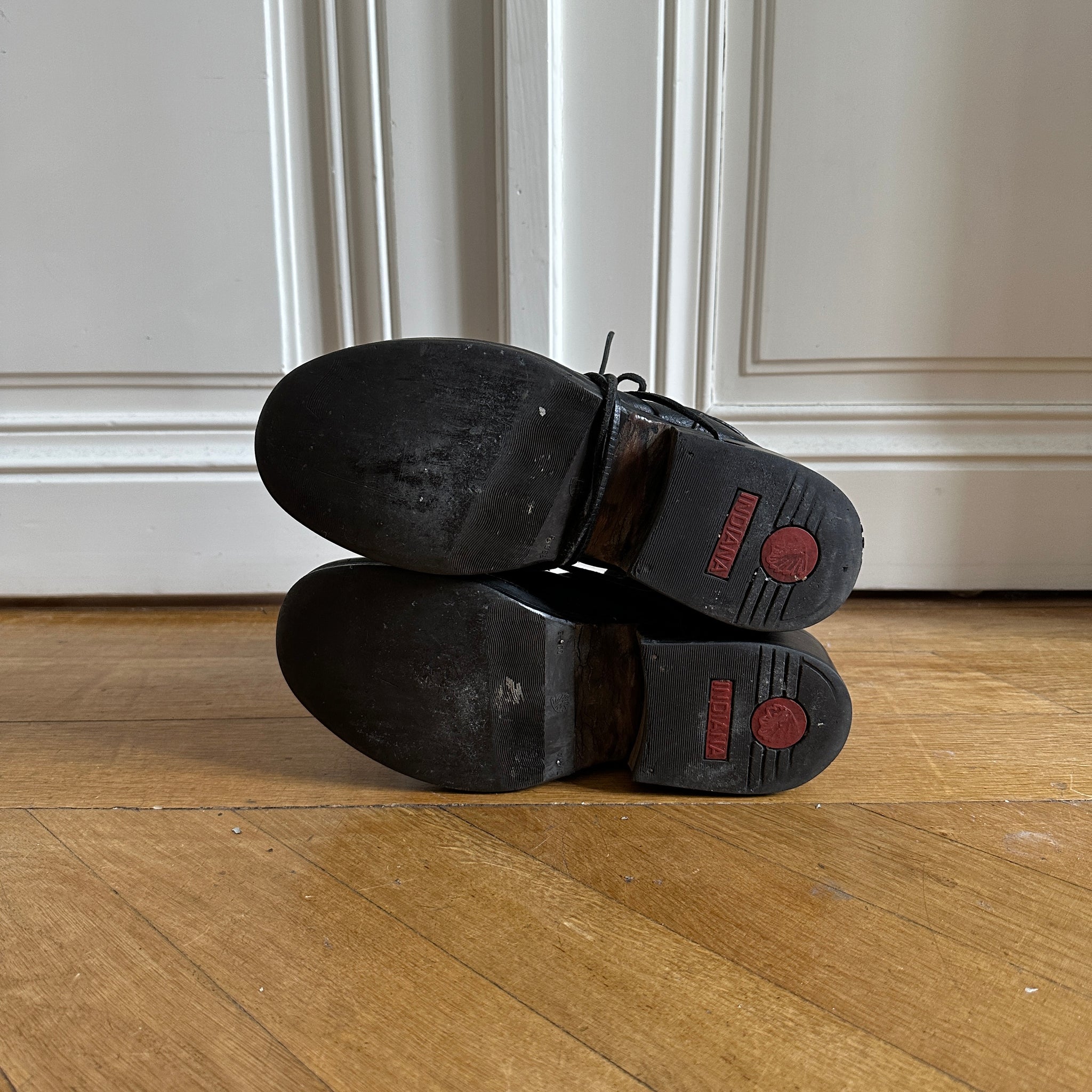 Dirk Bikkembergs s Lace Through Heel Leather Boots   Ākaibu Store