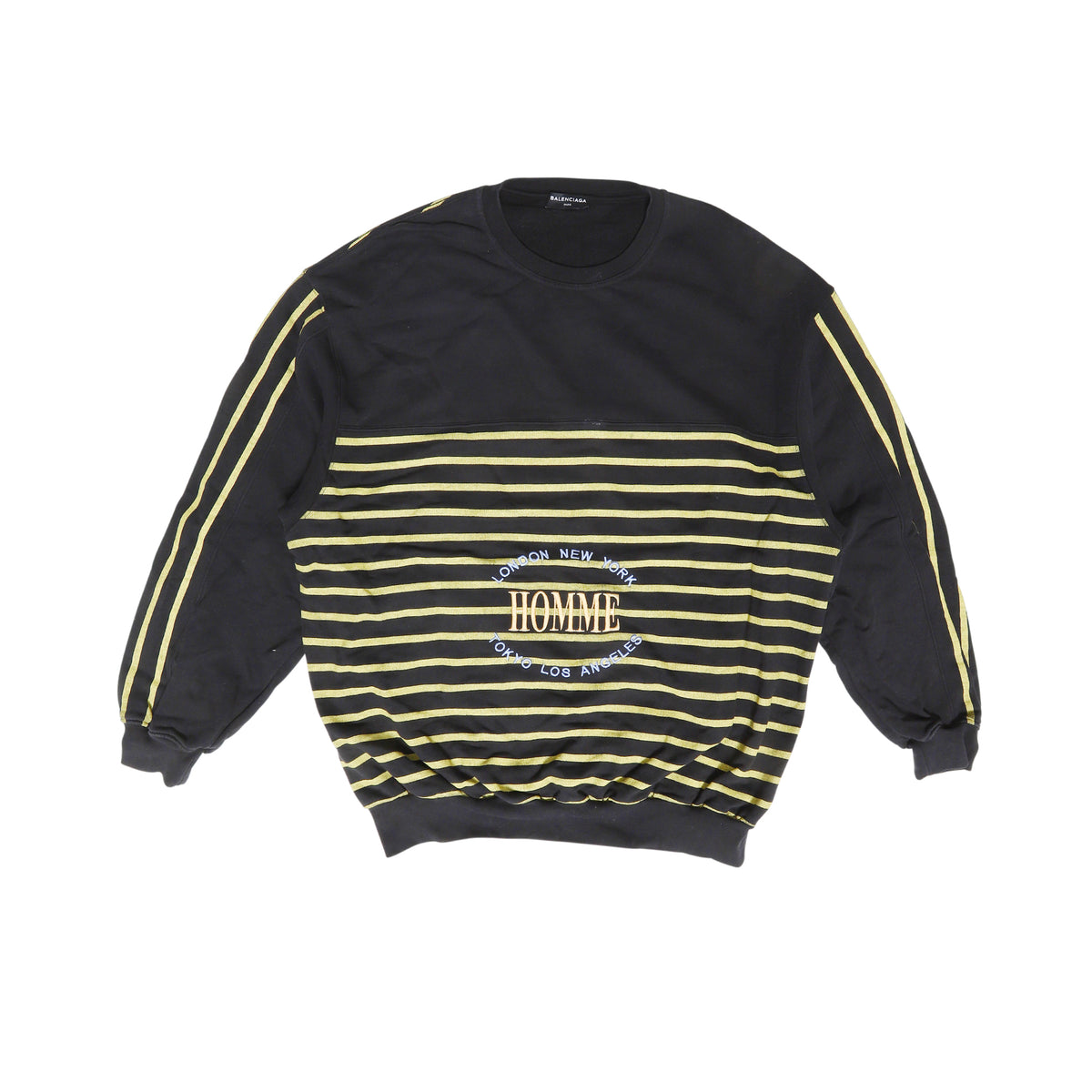 Balenciaga AW17 Striped Homme Sweatshirt