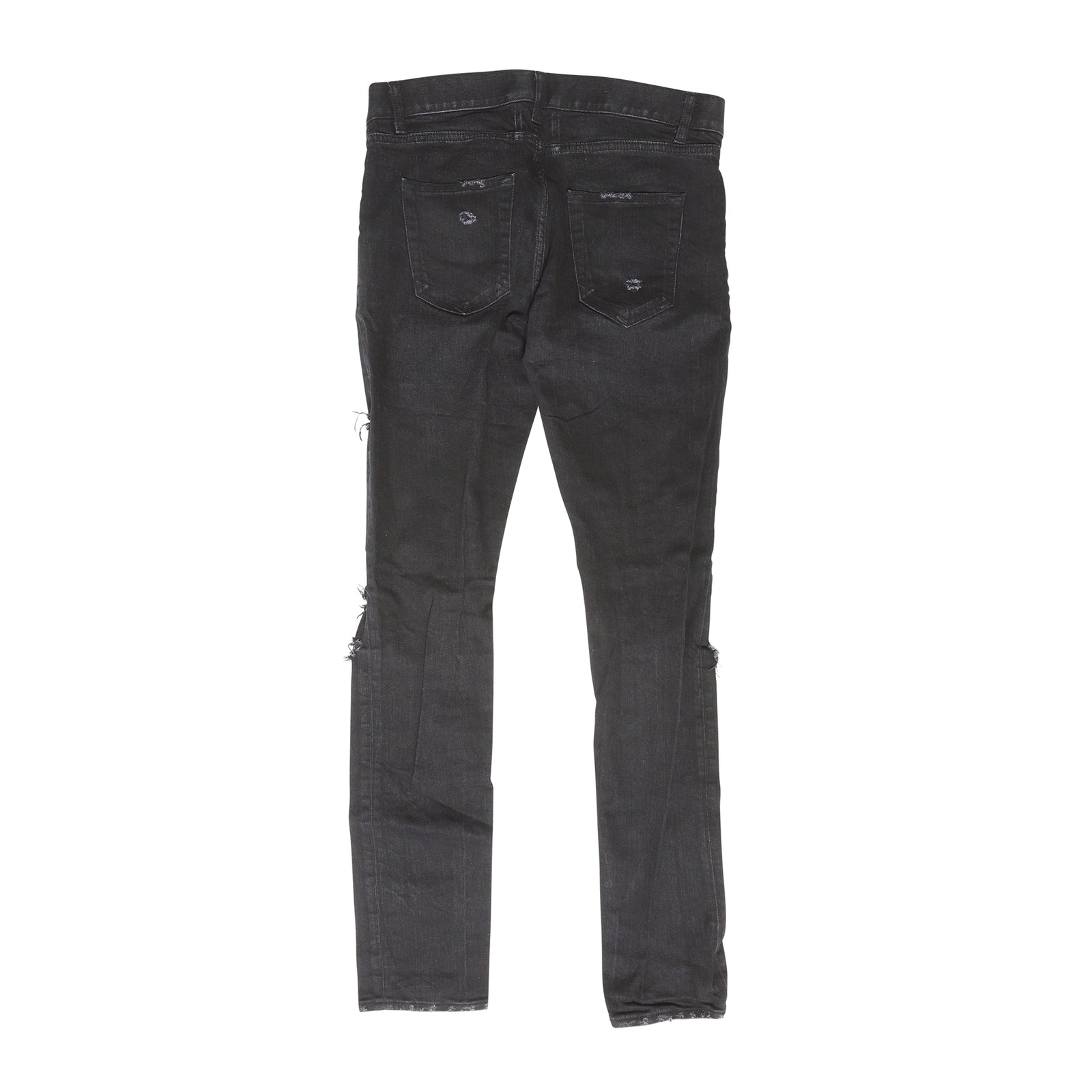 Saint Laurent Paris AW15 Black D02 Distressed Denim