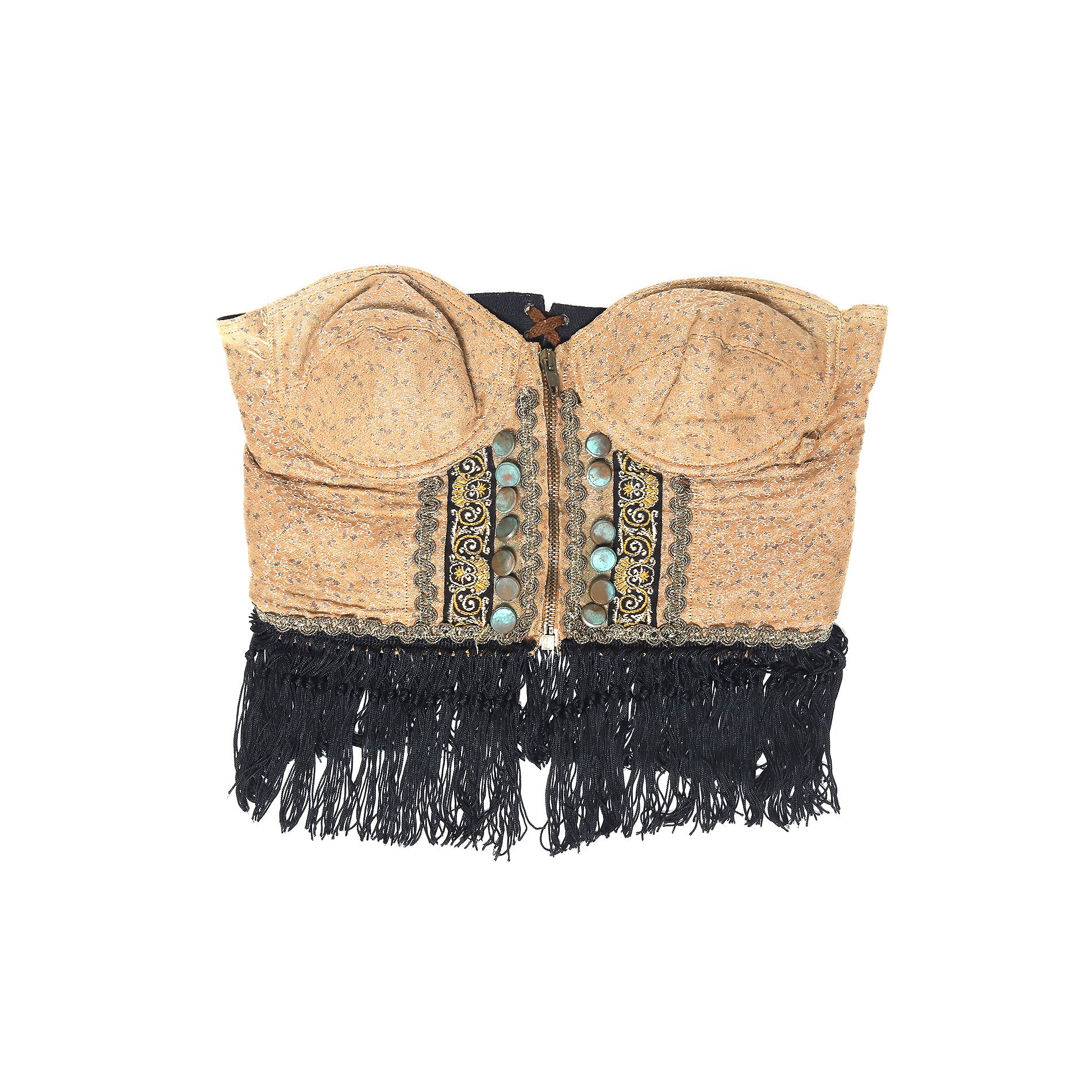 Jean Paul Gaultier Pour Gibo 1987 Fringed Bustier