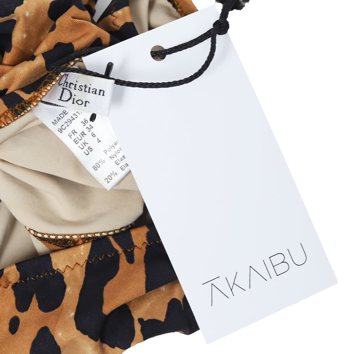 Christian Dior by John Galliano Leopard Bikini