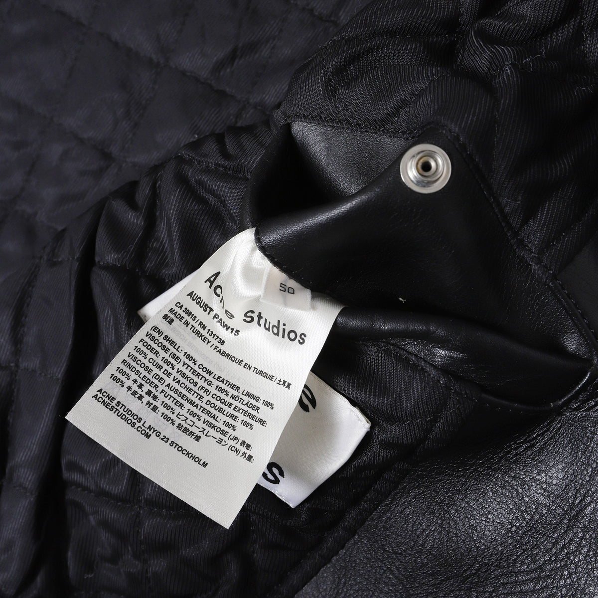 Acne Studios AW15 August Leather Blouson