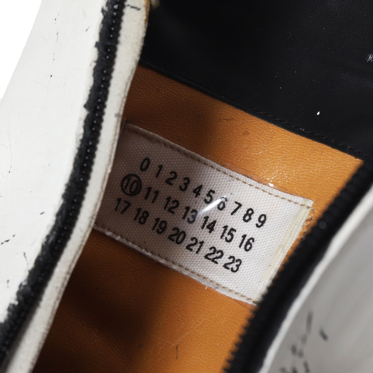 Maison Martin Margiela 2002 Artisanal Hand Painted Square Toe Boots
