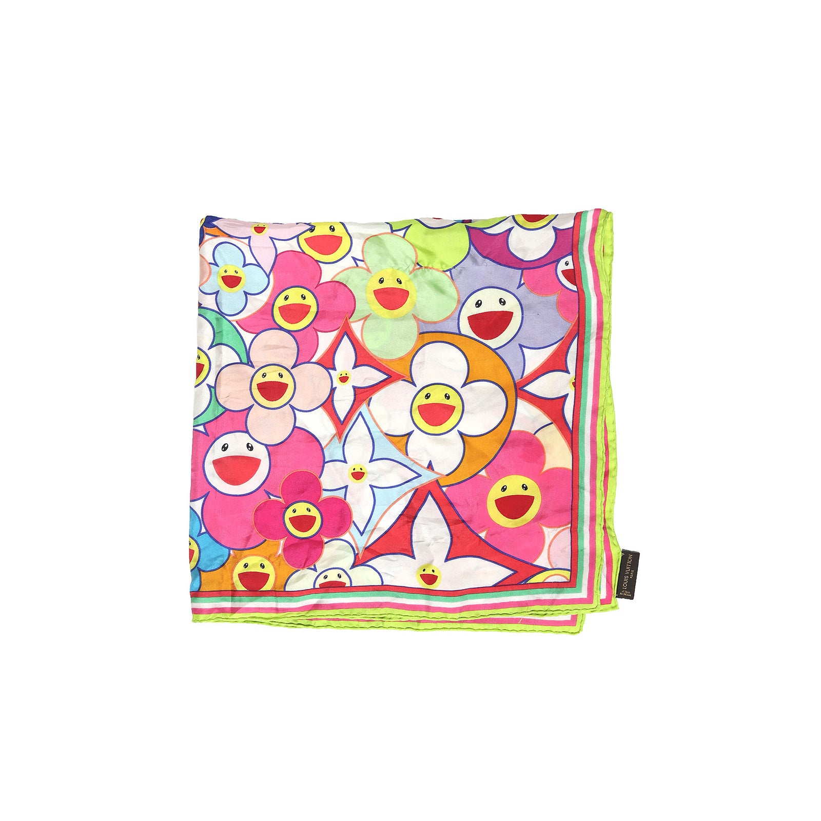 Louis Vuitton 2010 Takashi Murakami Cosmic Blossom Silk Scarf