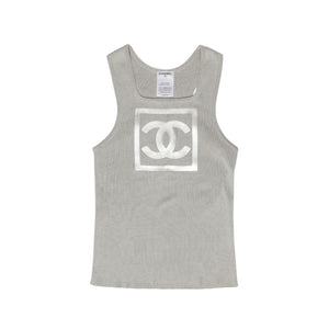 Chanel SS01 Sport CC Logo Sleeveless Shirt - Ākaibu Store
