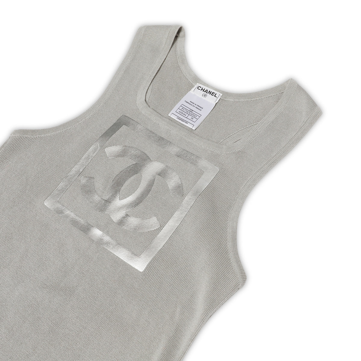 Chanel SS01 Sport CC Logo Sleeveless Shirt