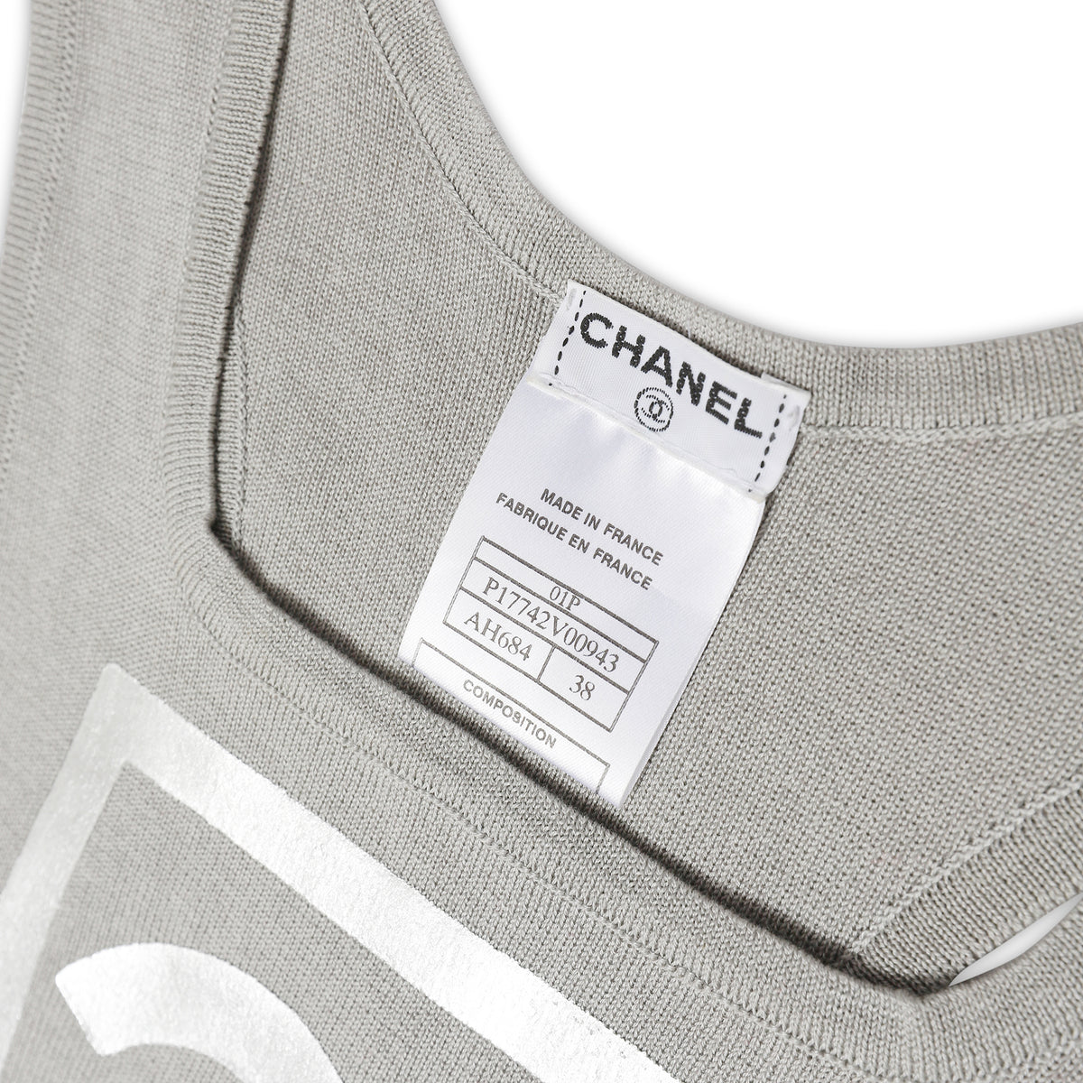 Chanel SS01 Sport CC Logo Sleeveless Shirt
