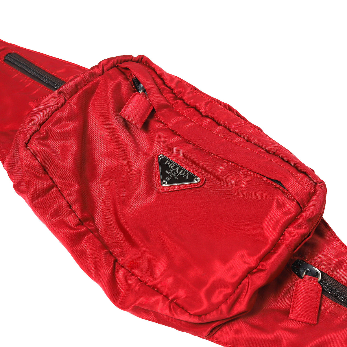 Prada 2000s Red Crossbody Bag