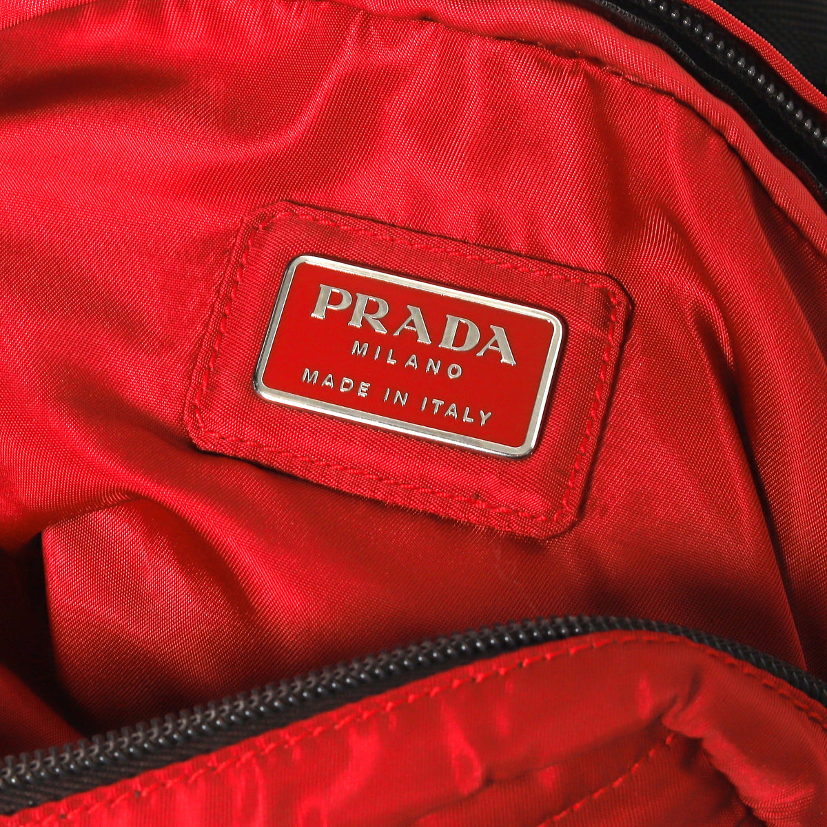 Prada 2000s Red Crossbody Bag