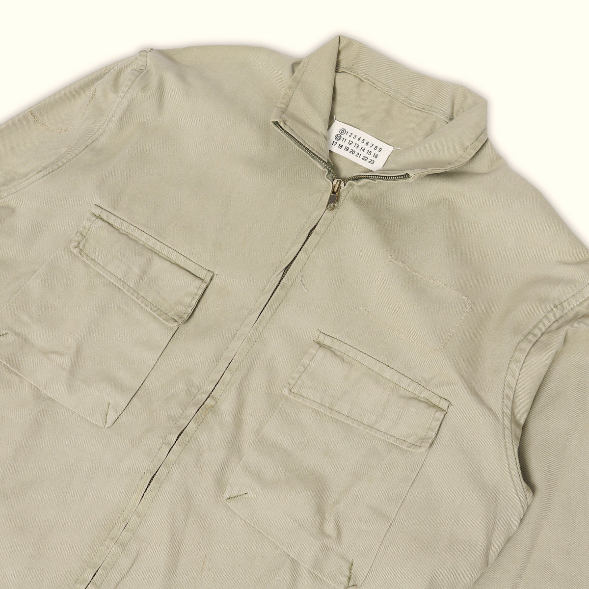 Maison Martin Margiela SS01 Artisanal Deconstructed Patched Trucker Jacket