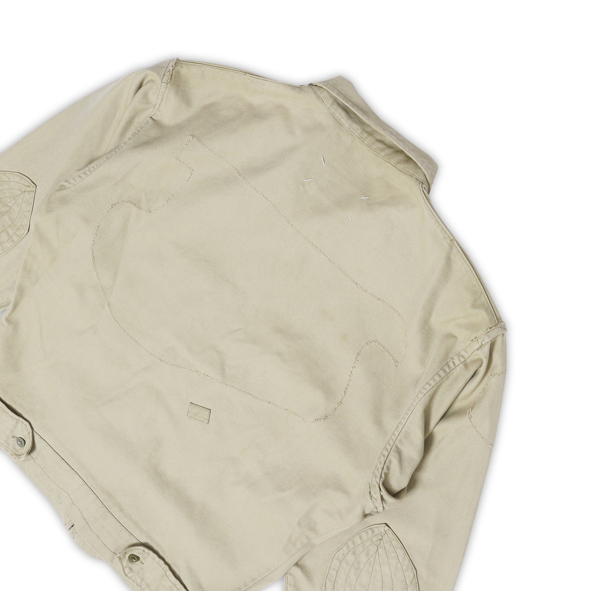 Maison Martin Margiela SS01 Artisanal Deconstructed Patched Trucker Jacket