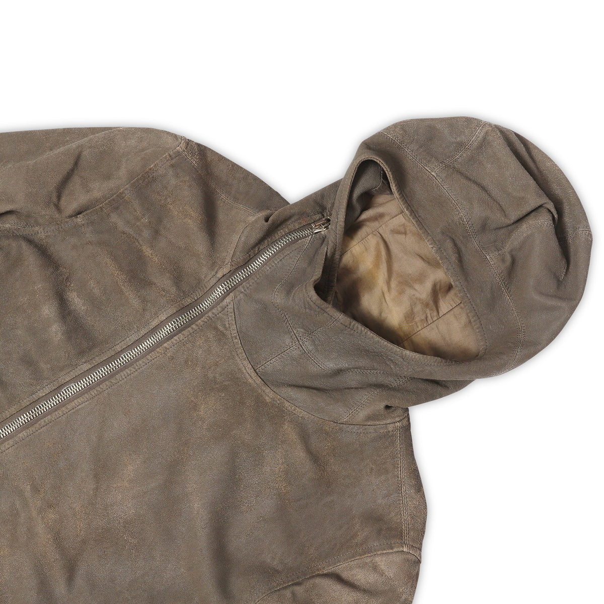 Rick Owens Blistered Lamb Bullet Leather Jacket