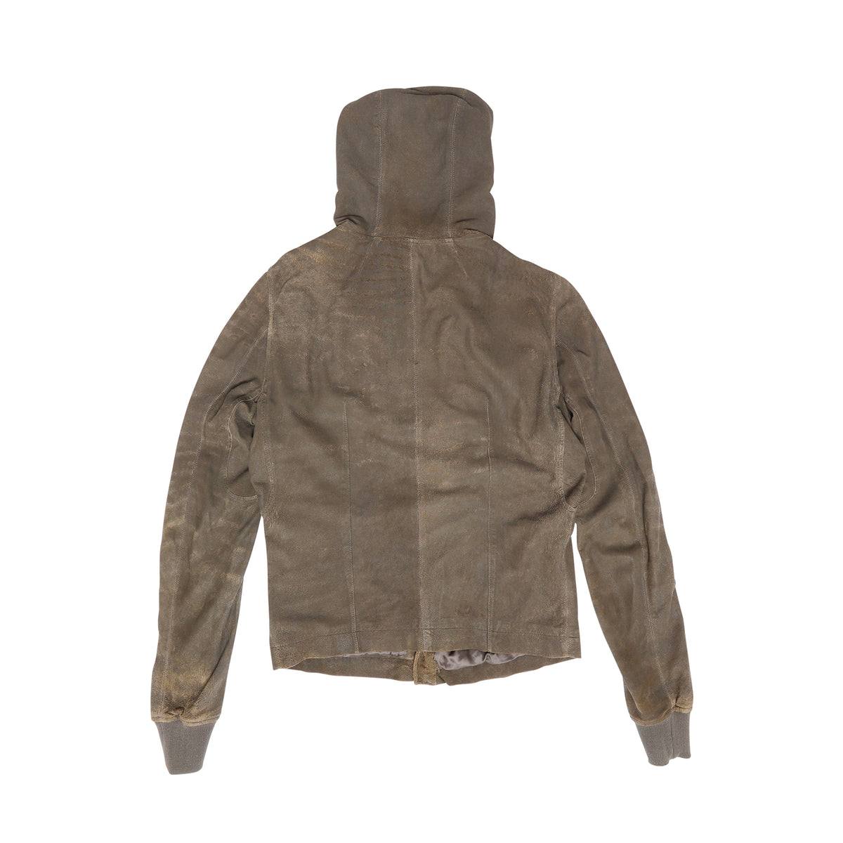 Rick Owens Blistered Lamb Bullet Leather Jacket
