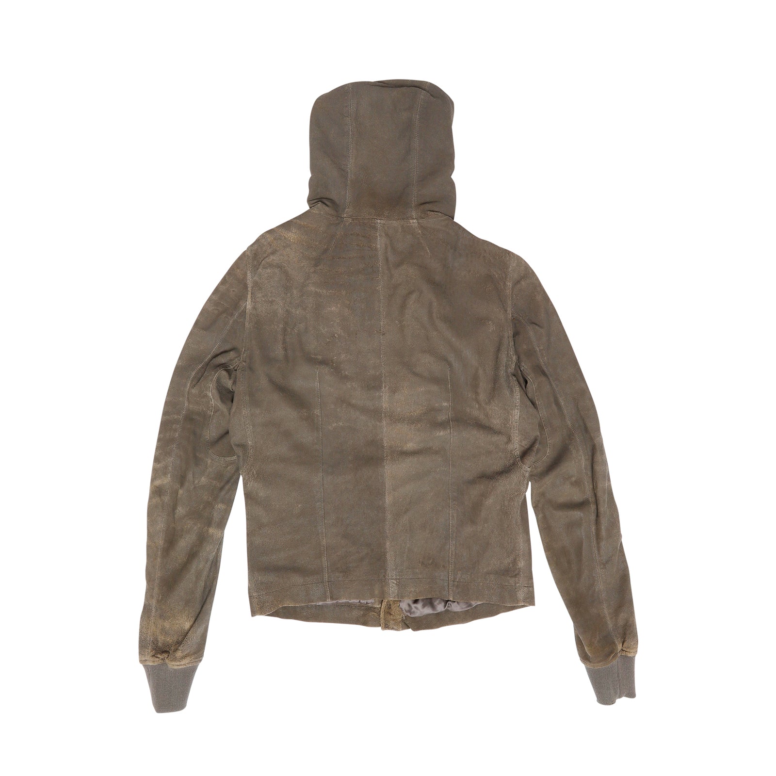 Rick Owens Blistered Lamb Bullet Leather Jacket