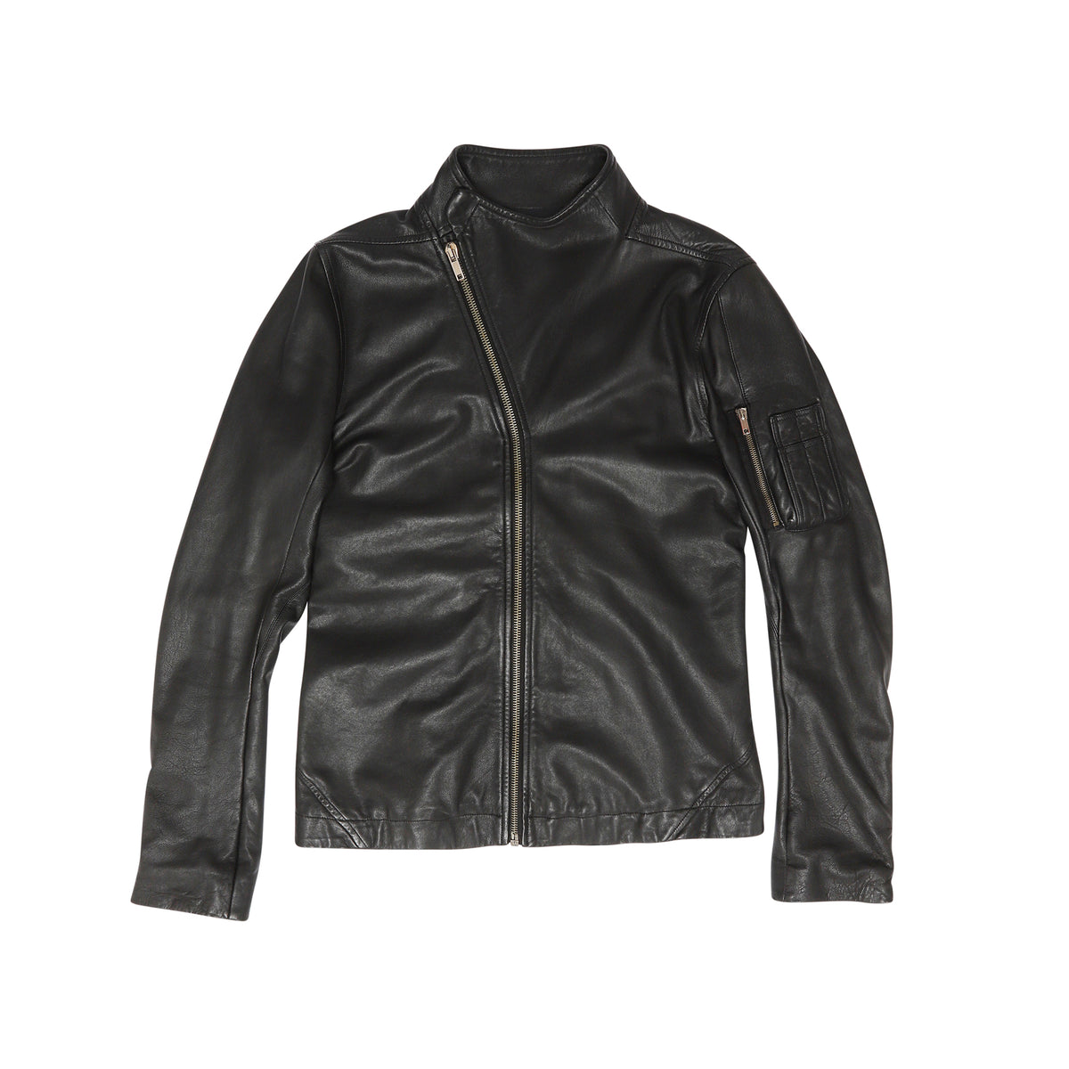 Rick Owens SS10 Globa Backzip Leather Jacket