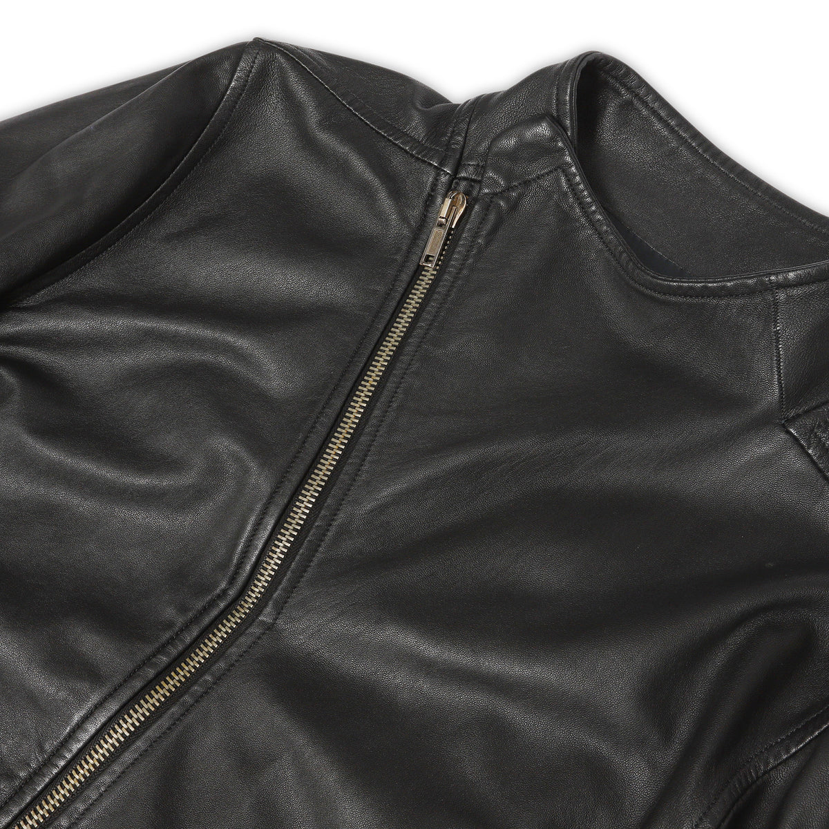 Rick Owens SS10 Globa Backzip Leather Jacket