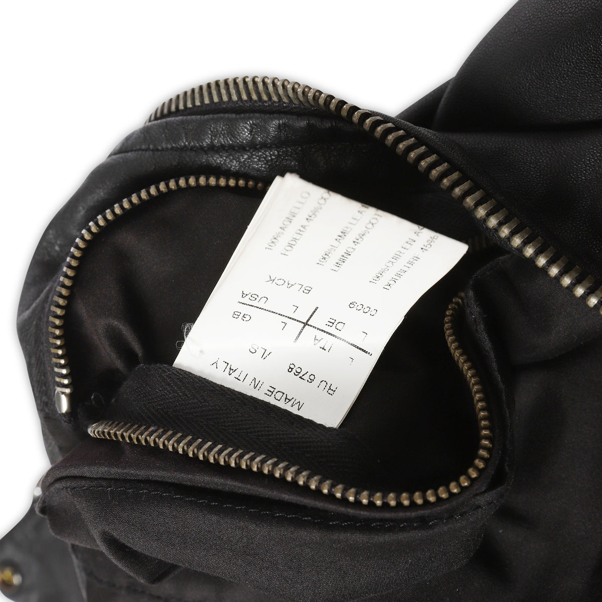 Rick Owens SS10 Globa Backzip Leather Jacket