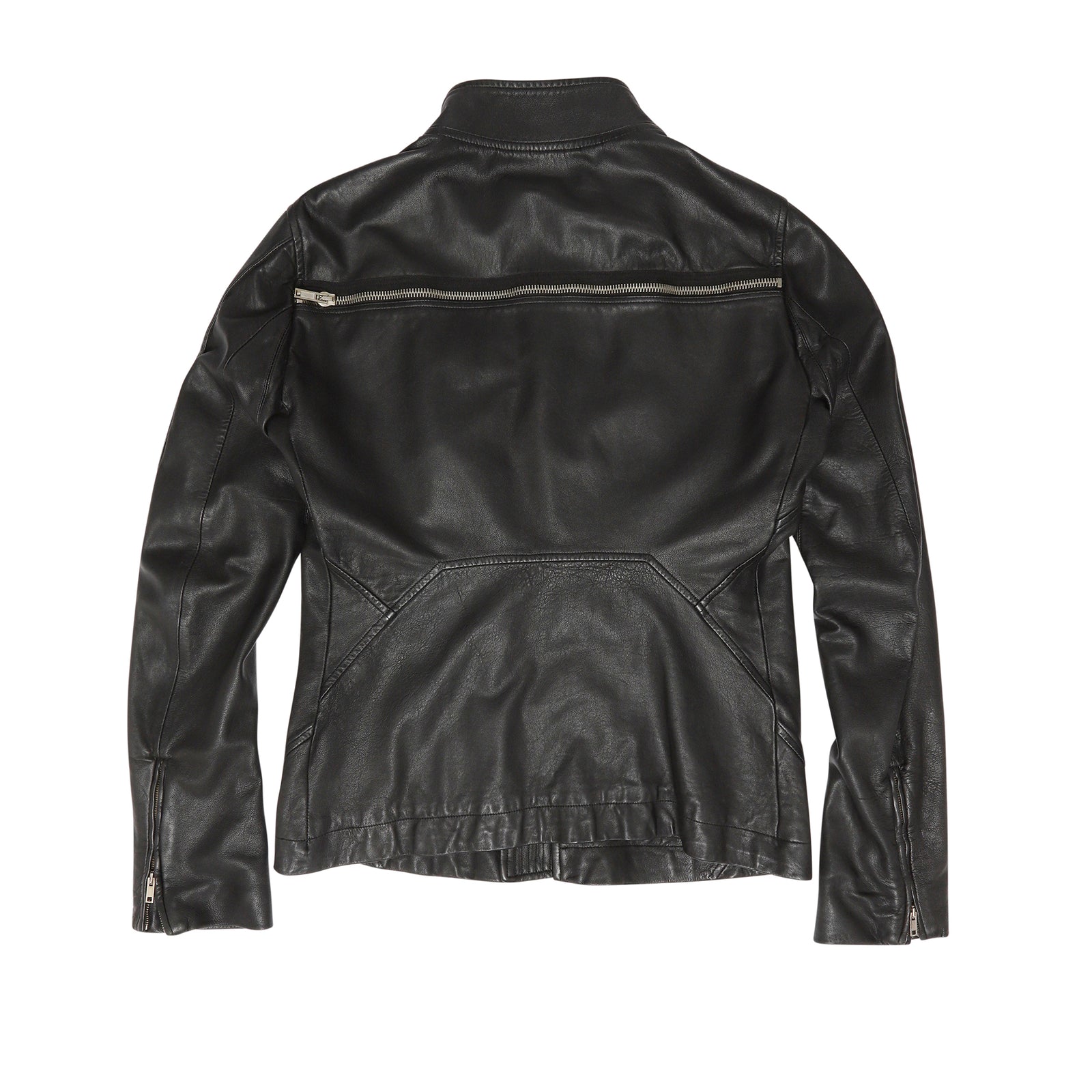 Rick Owens SS10 Globa Backzip Leather Jacket