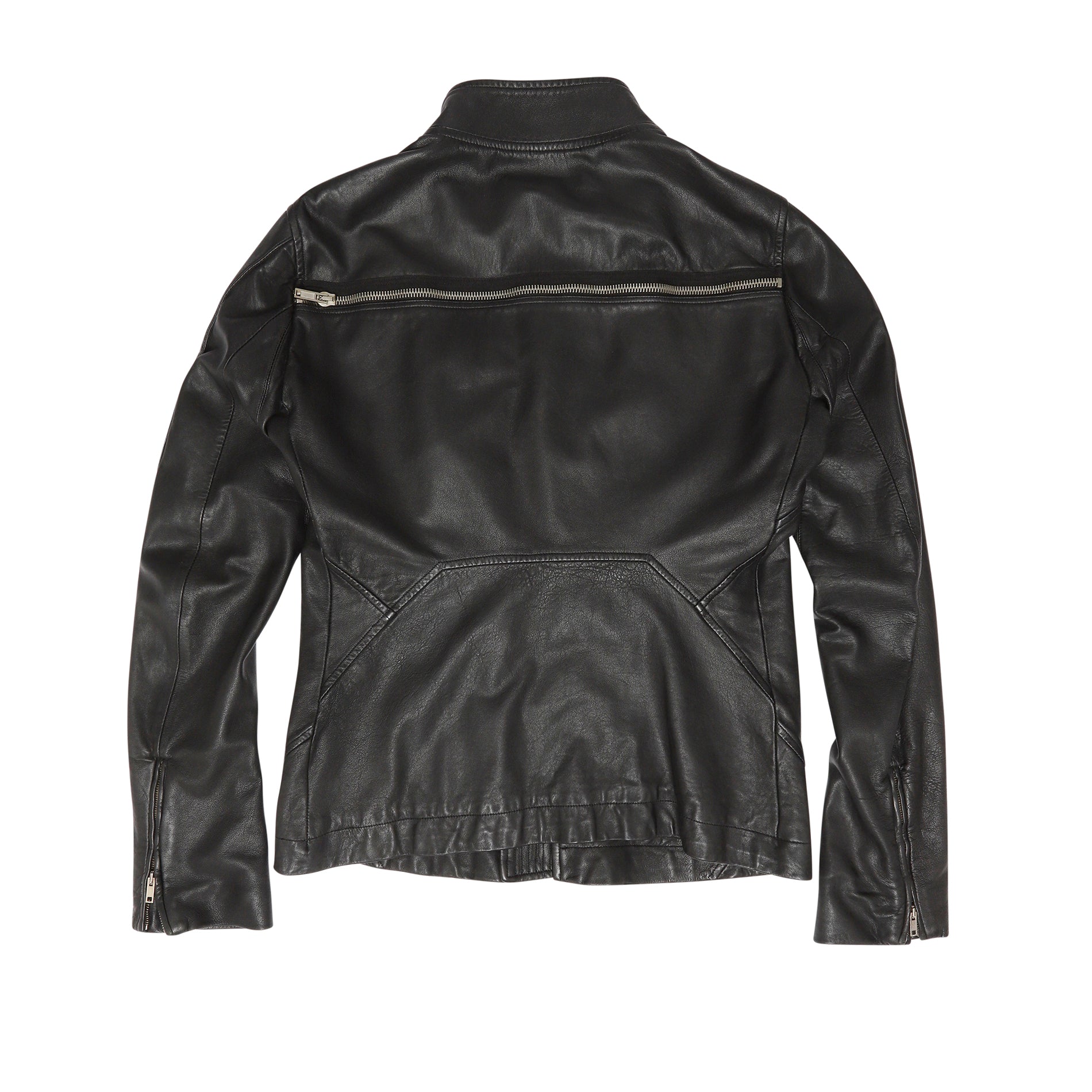 West Louis Gradient Bomber Leather Jacket Black / M | Male