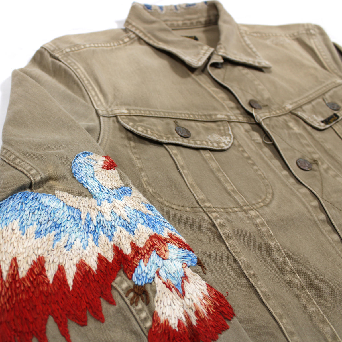 Kapital Kountry Thunderbird Embroidery Denim Jacket