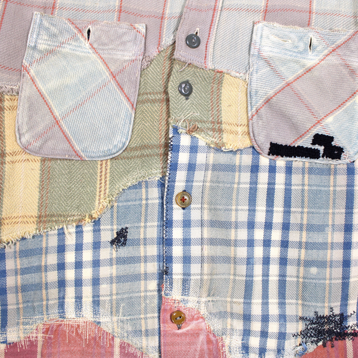 Kapital Kountry Deconstructed Flannel Shirt