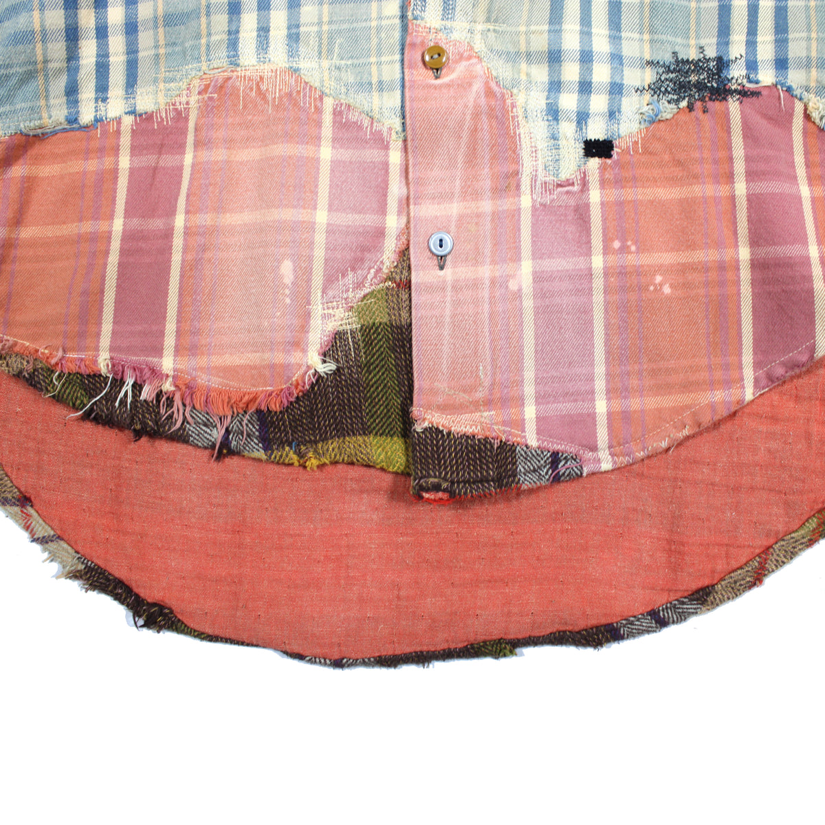 Kapital Kountry Deconstructed Flannel Shirt