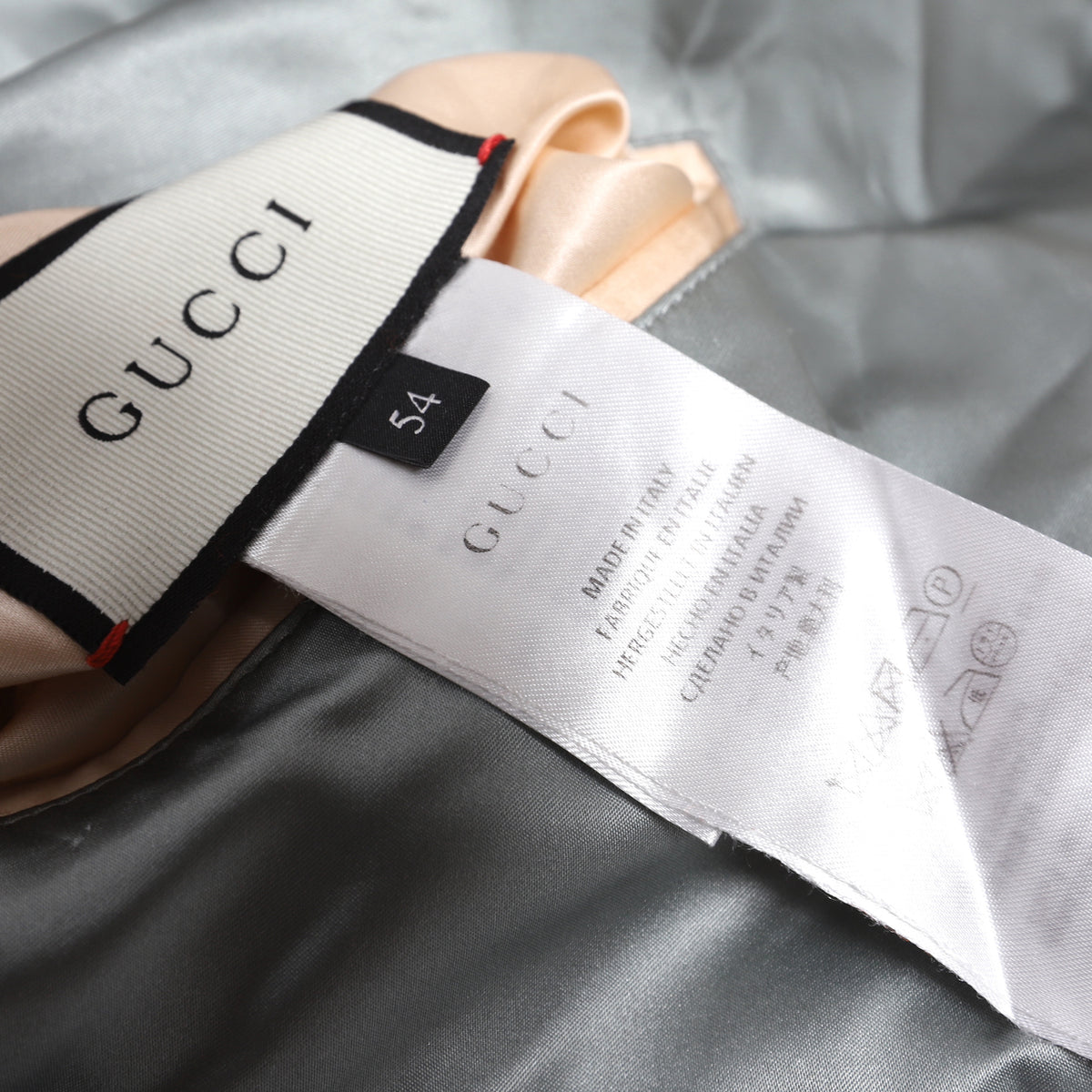Gucci SS16 Reversible Eagle Embroidered Satin Bomber Jacket