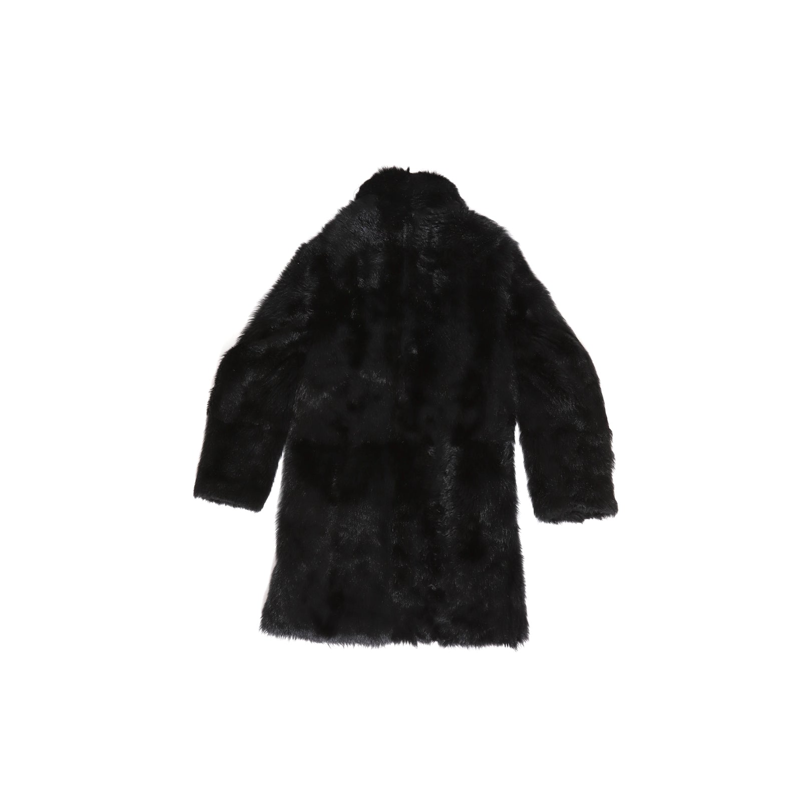 Helmut Lang FW00 Runway Black Fur Coat