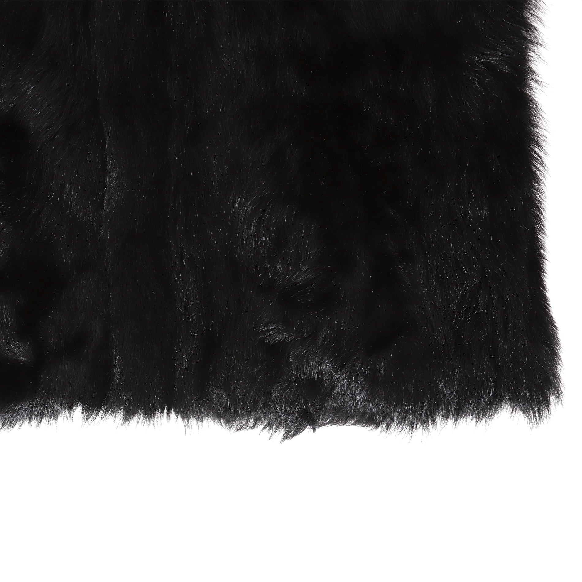 Helmut Lang FW00 Runway Black Fur Coat