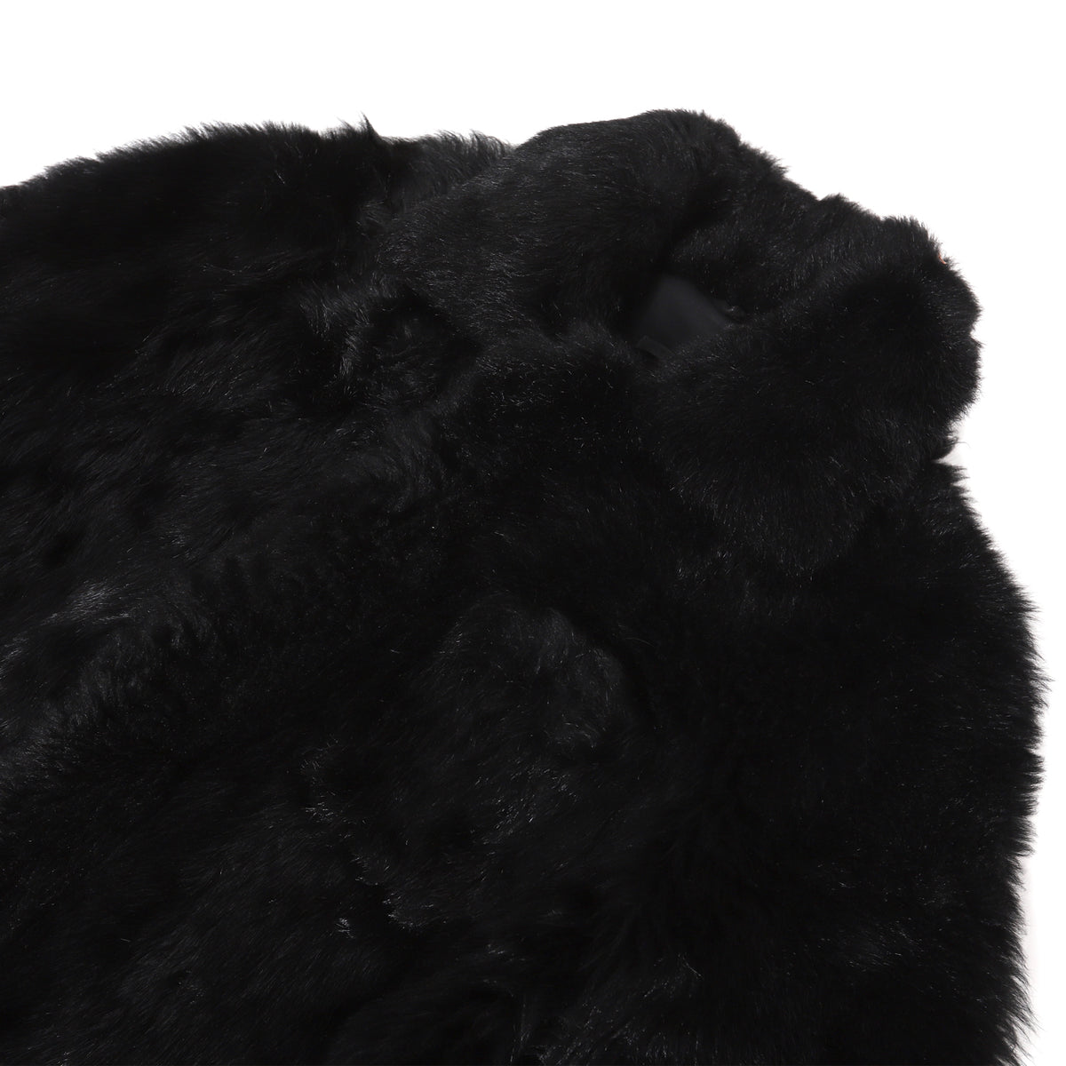 Helmut Lang FW00 Runway Black Fur Coat