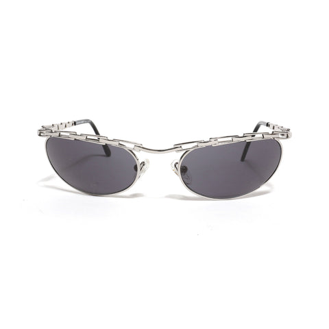 Katharine Hamnett Silver 90s KH019 Chain Sunglasses