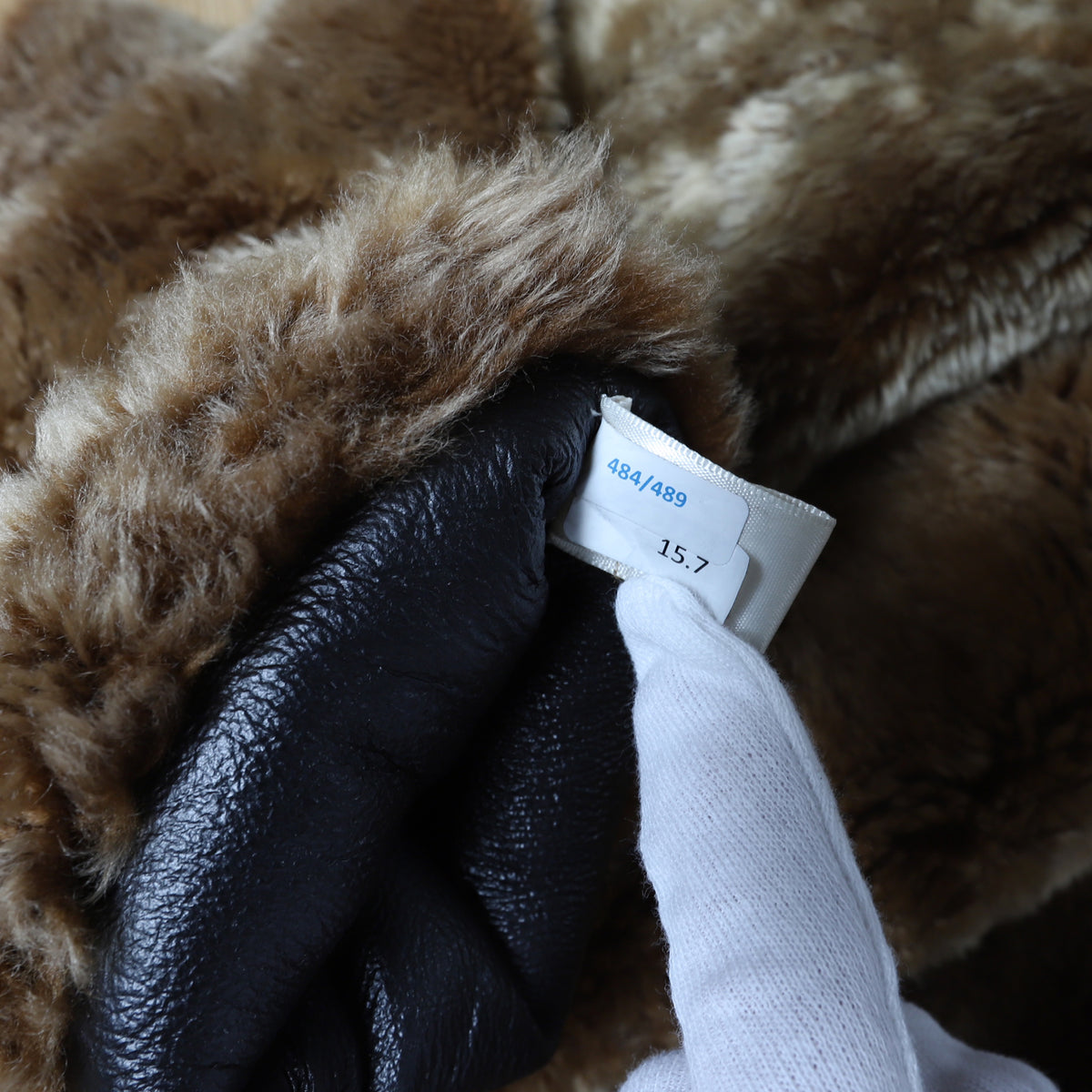 Saint Laurent Paris FW16 Shearling Fur Double Breasted Sample Coat