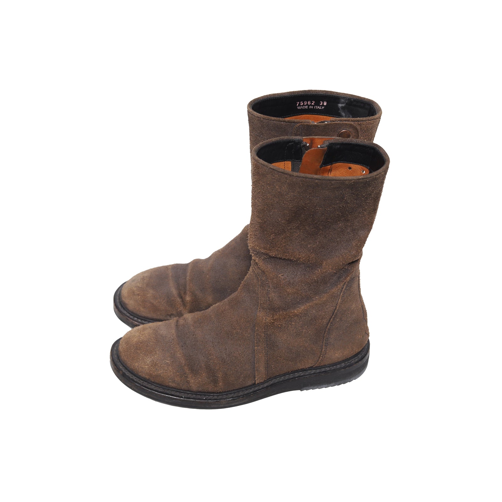 Rick Owens Blistered Leather Creeper Boots