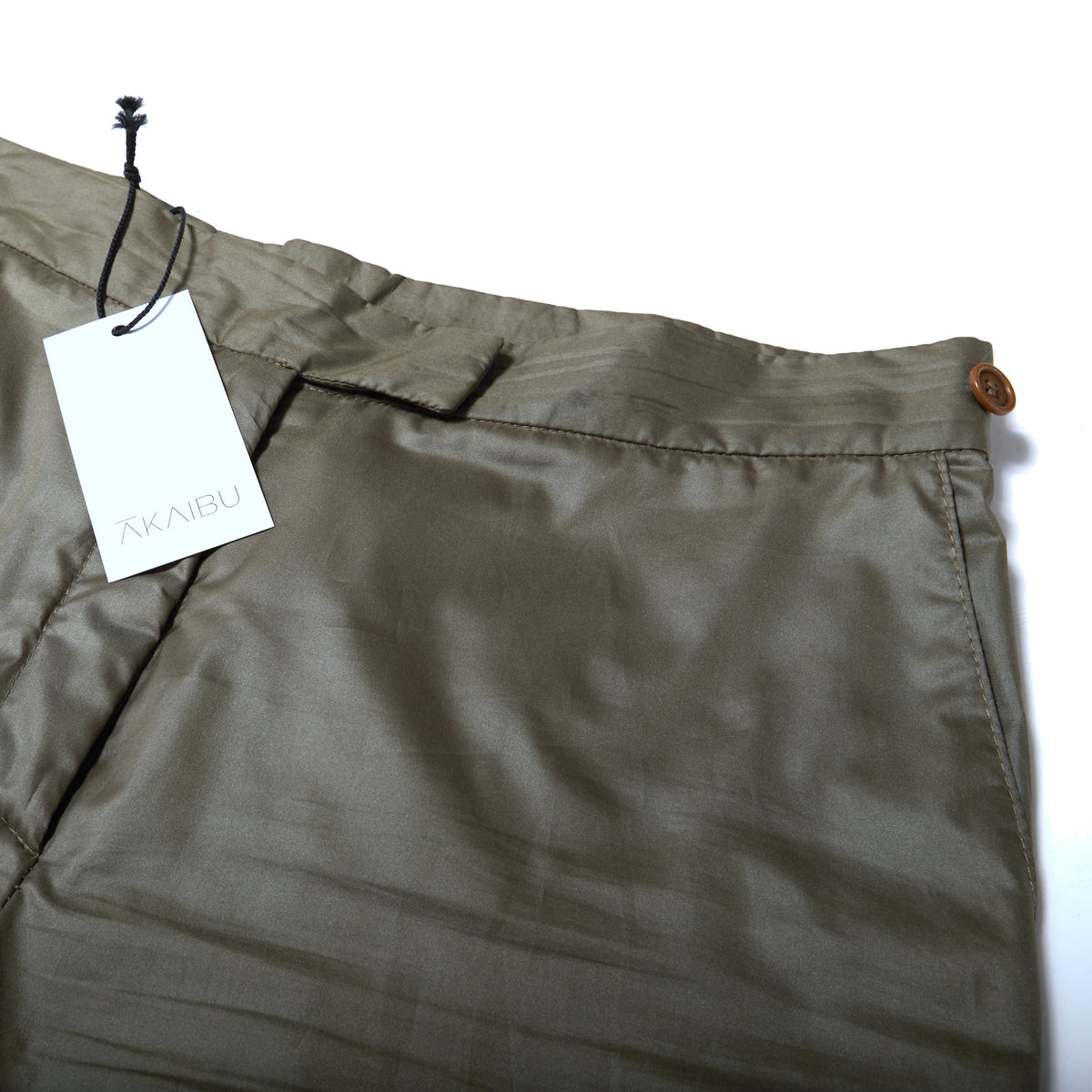 Helmut Lang 90s Turn Up Hem Nylon Pants