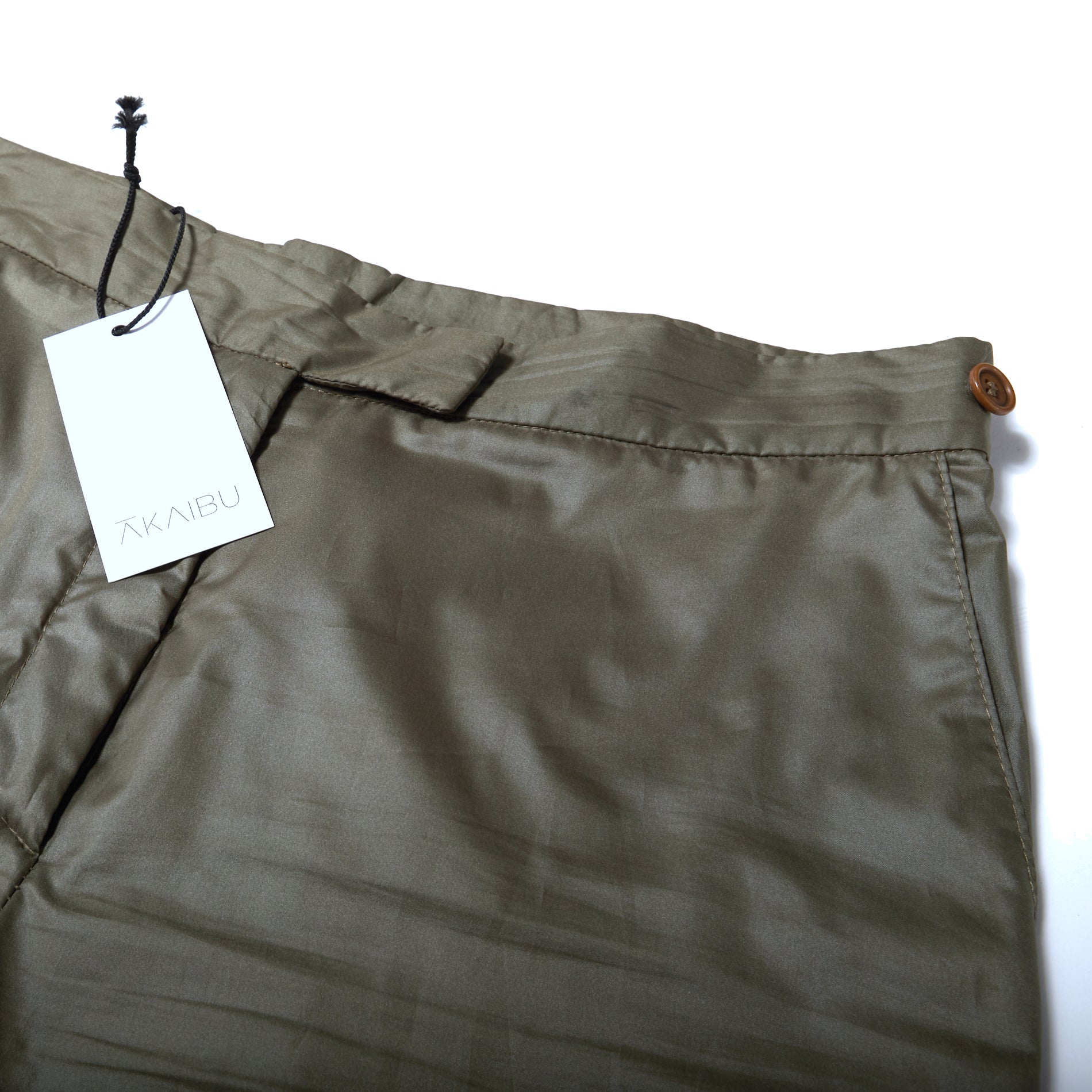 Helmut Lang 90s Turn Up Hem Nylon Pants - Ākaibu Store