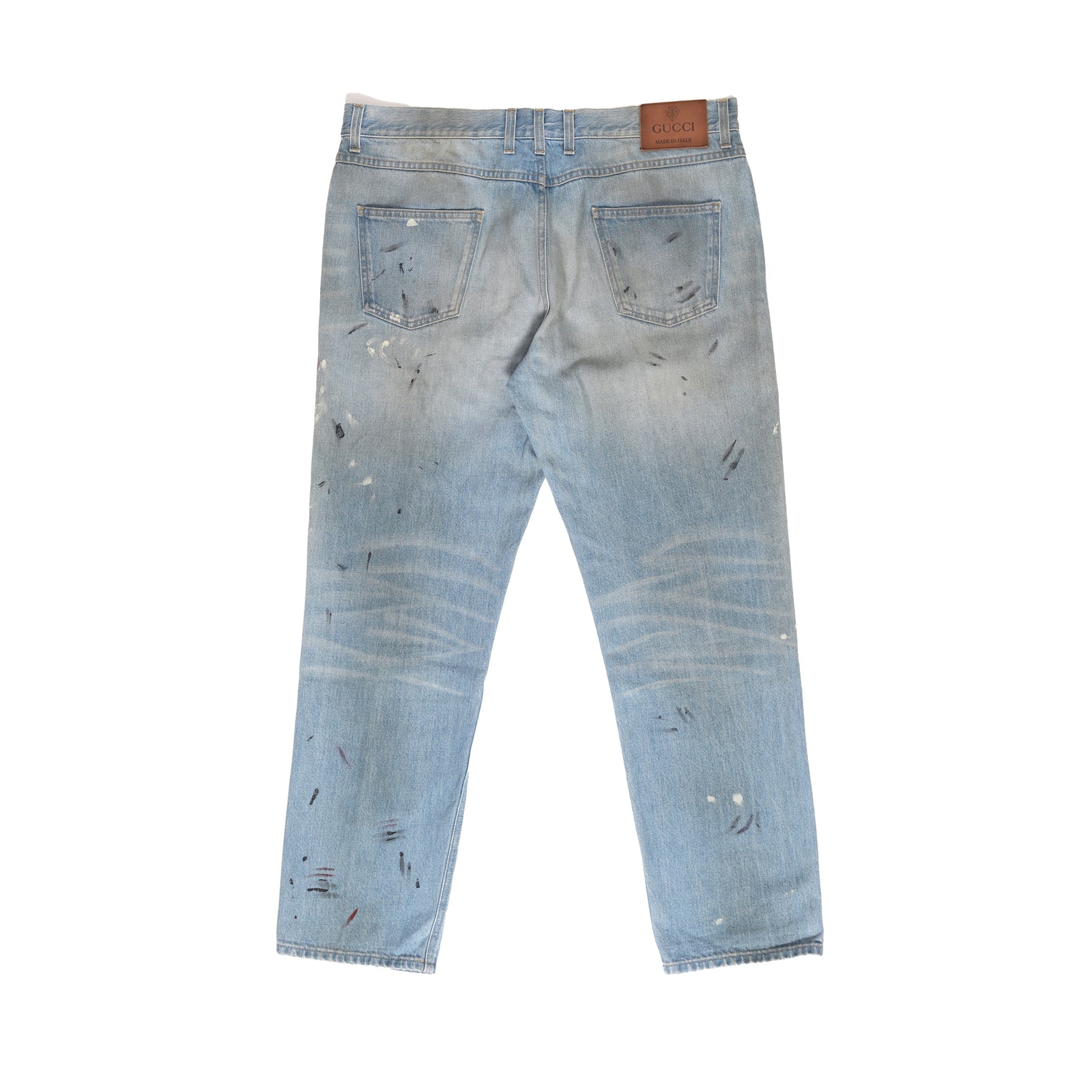 Gucci Bleach Wash Hand Painted 1953 Denim