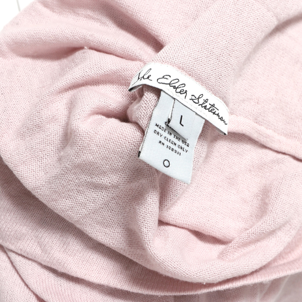 The Elder Statesman Burnt Pink Cashmere Polo