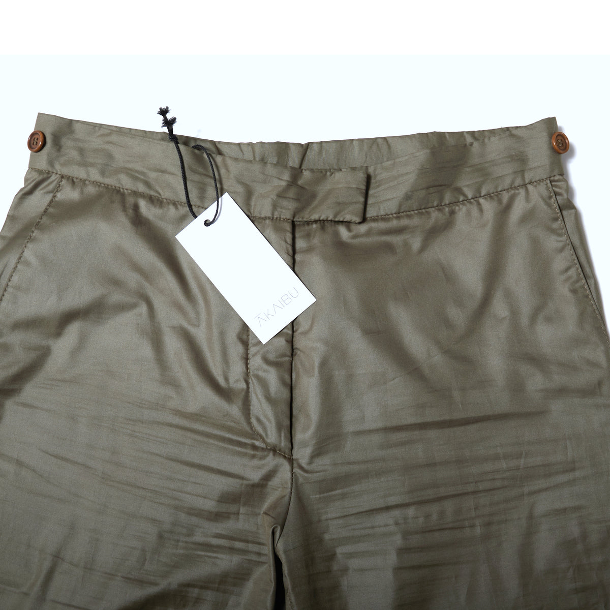 Helmut Lang 90s Turn Up Hem Nylon Pants