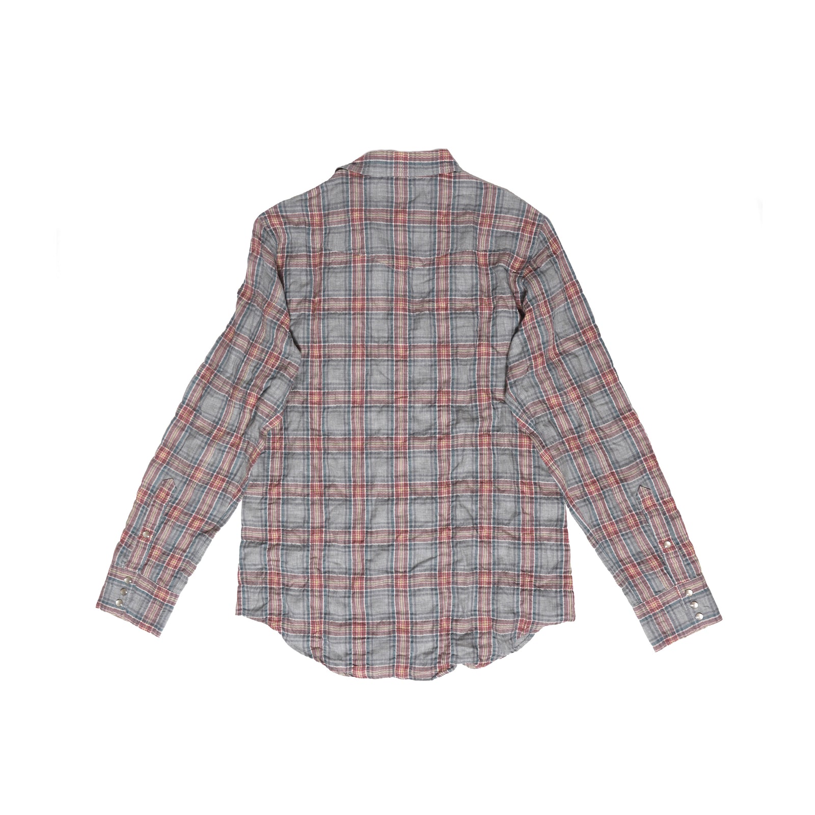 Saint Laurent Paris SS16 Surf Sound Plaid Shirt
