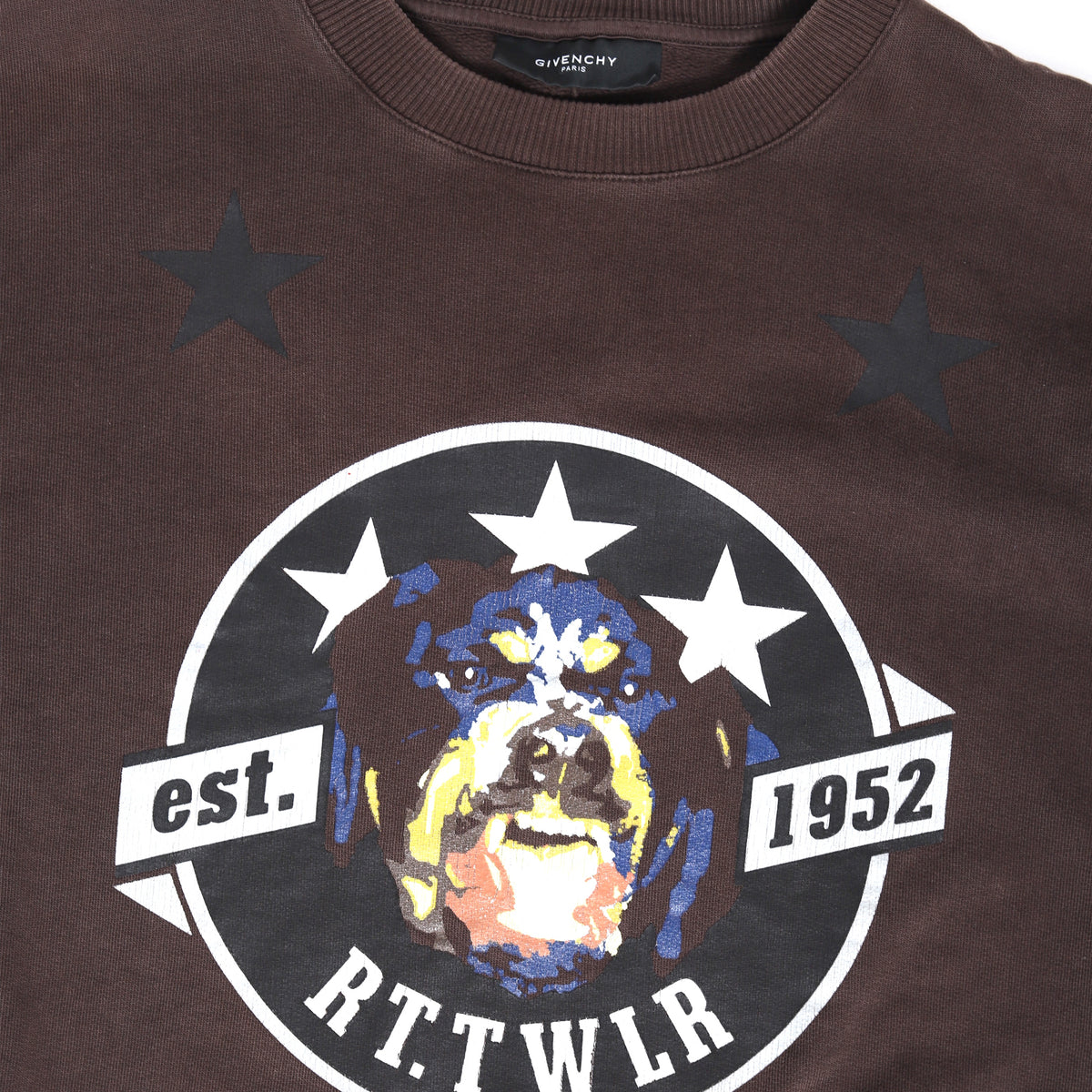 Givenchy FW11 Brown Oversized Rottweiler Sweatshirt