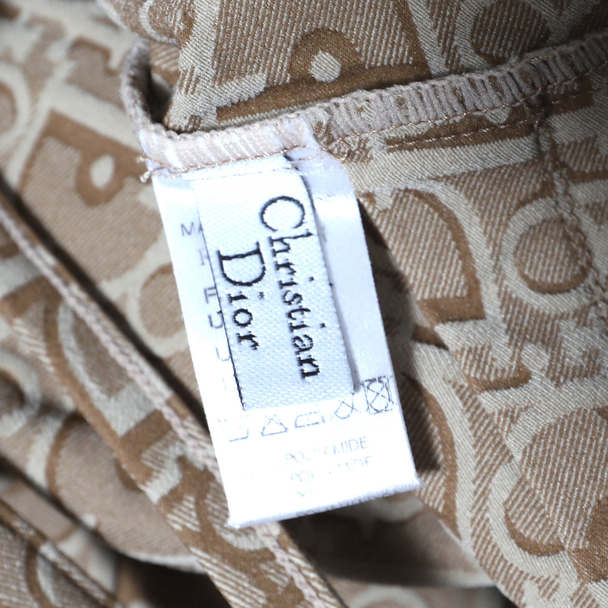 Christian Dior by John Galliano SS04 Monogram Rasta Spagetti Top