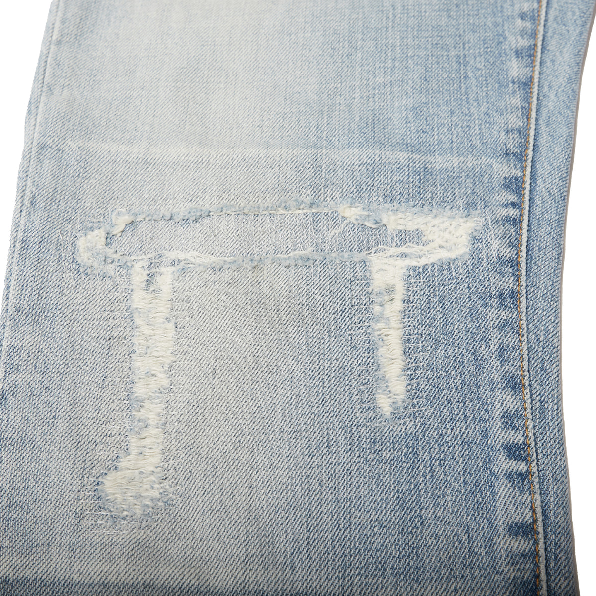 Saint Laurent Paris SS16 Surf Sound Knee Repair Denim