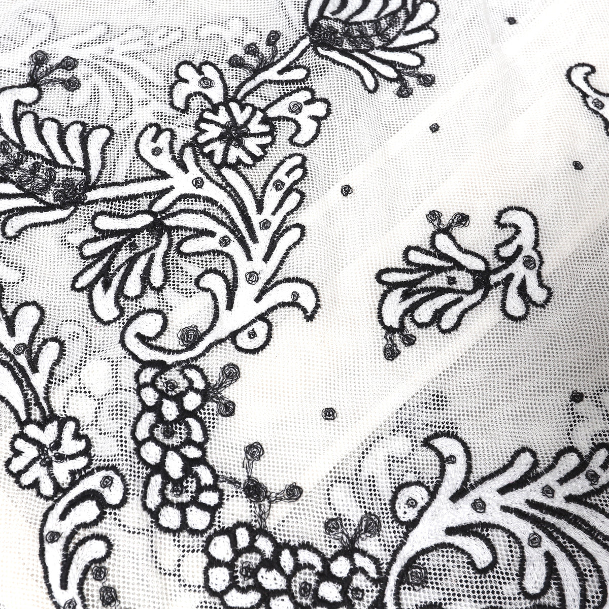 Bode FW20 Sheer Embroidered Shirt