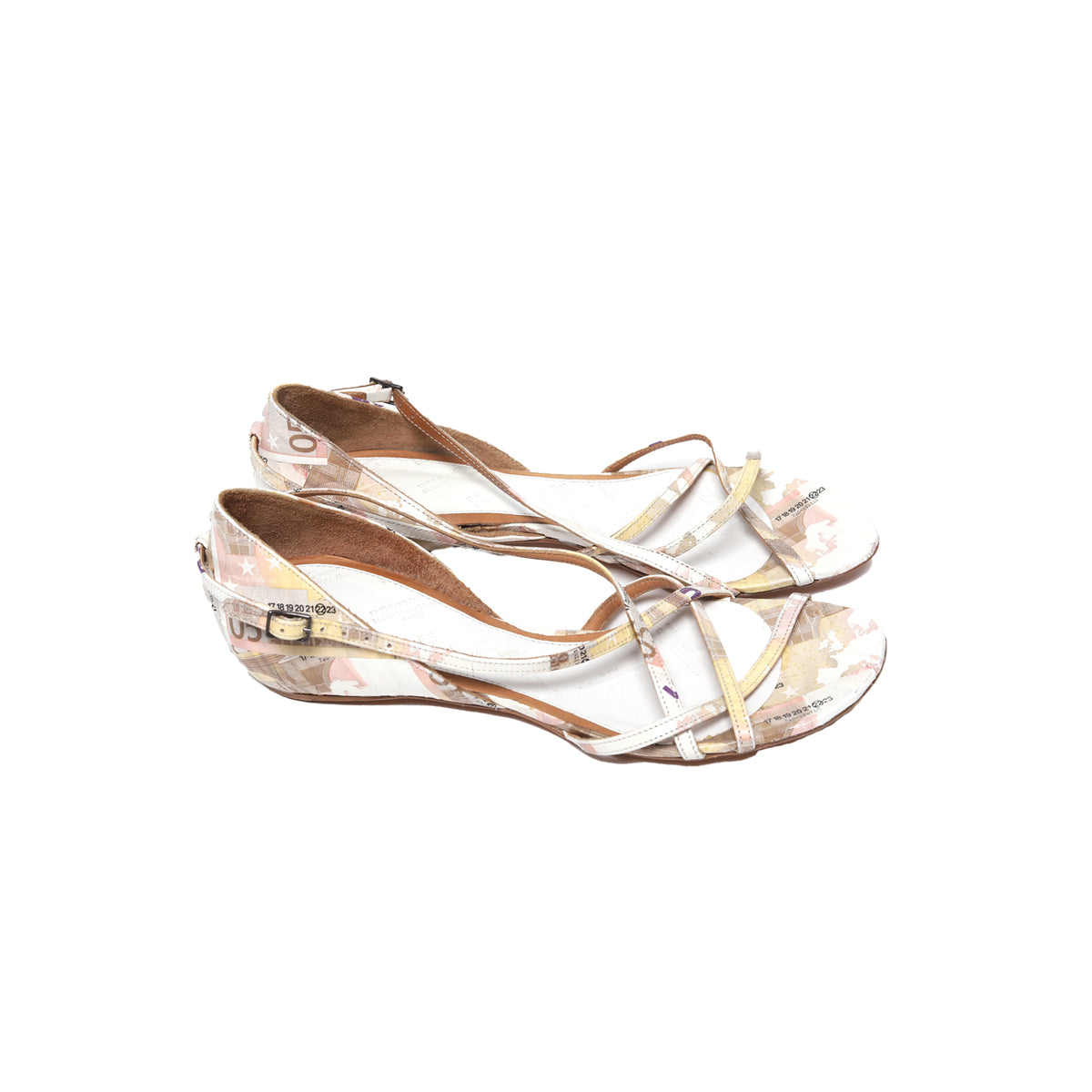 Maison Martin Margiela SS08 Euro Bill Sandals