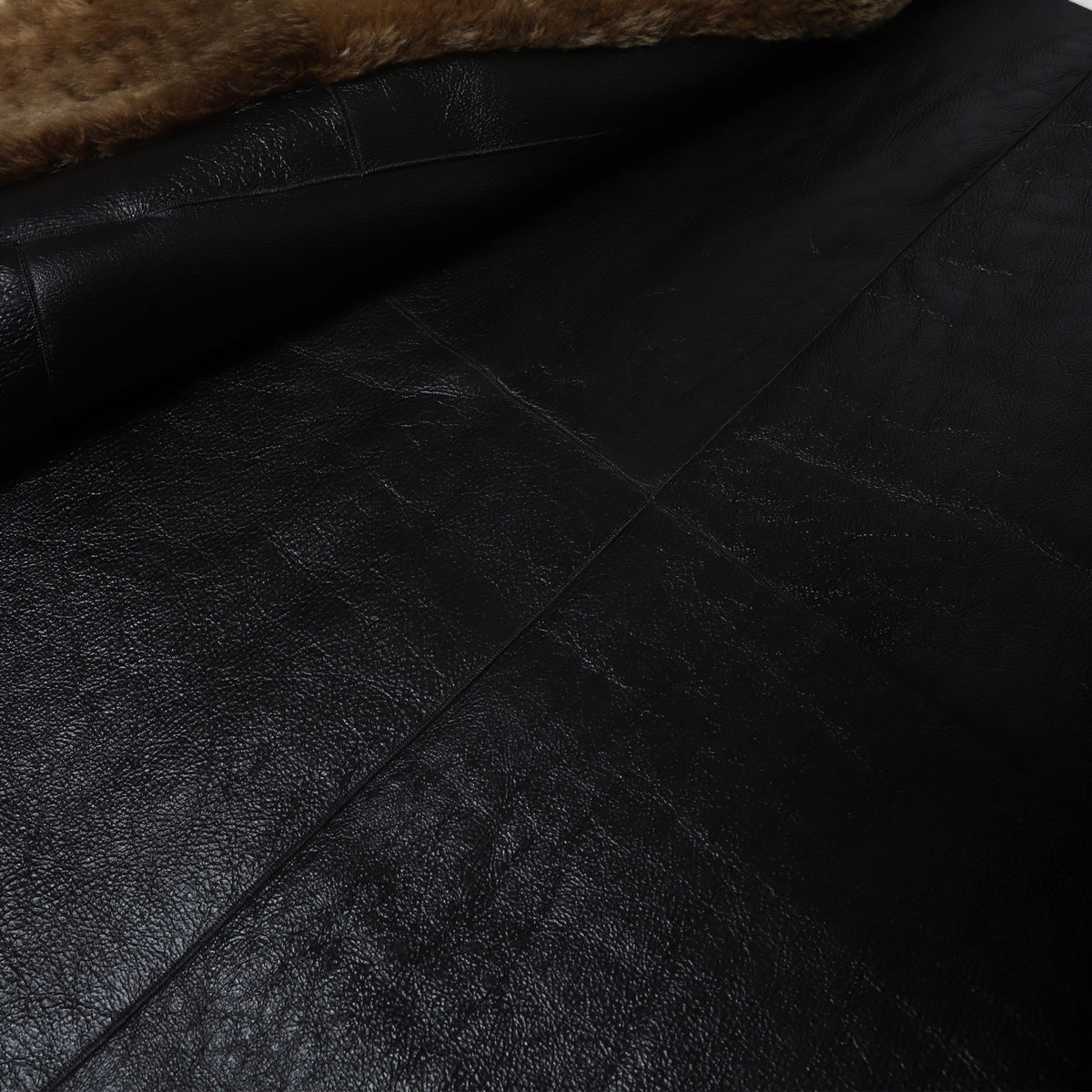 Saint Laurent Paris FW16 Shearling Fur Double Breasted Sample Coat