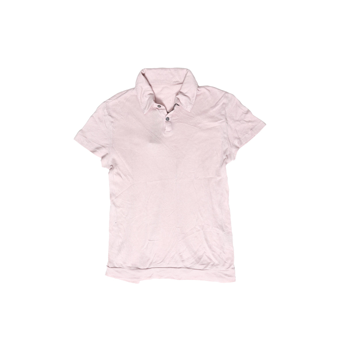 The Elder Statesman Burnt Pink Cashmere Polo