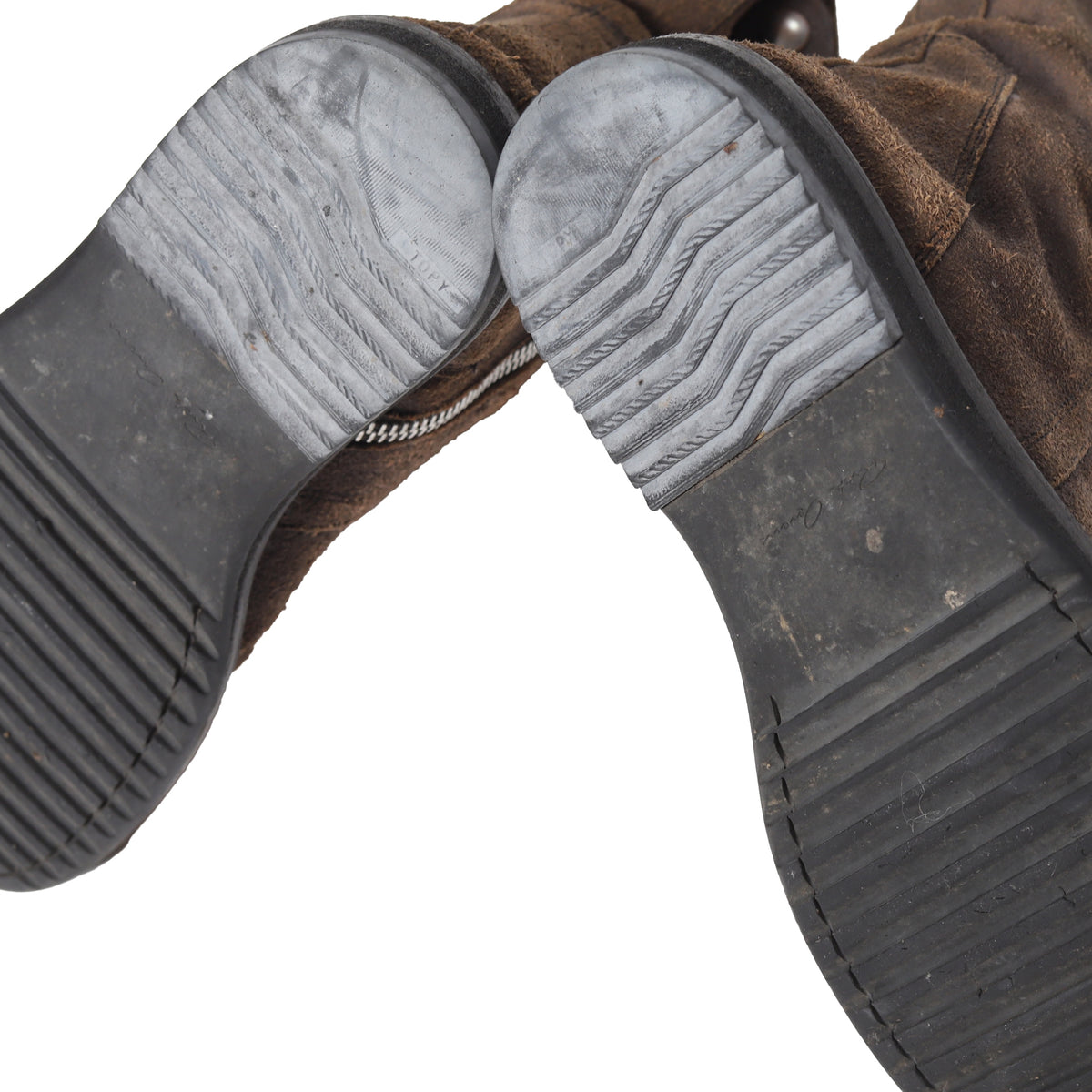 Rick Owens Blistered Leather Creeper Boots