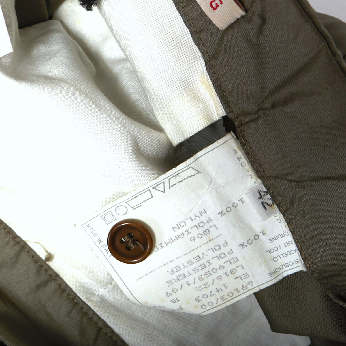 Helmut Lang 90s Turn Up Hem Nylon Pants